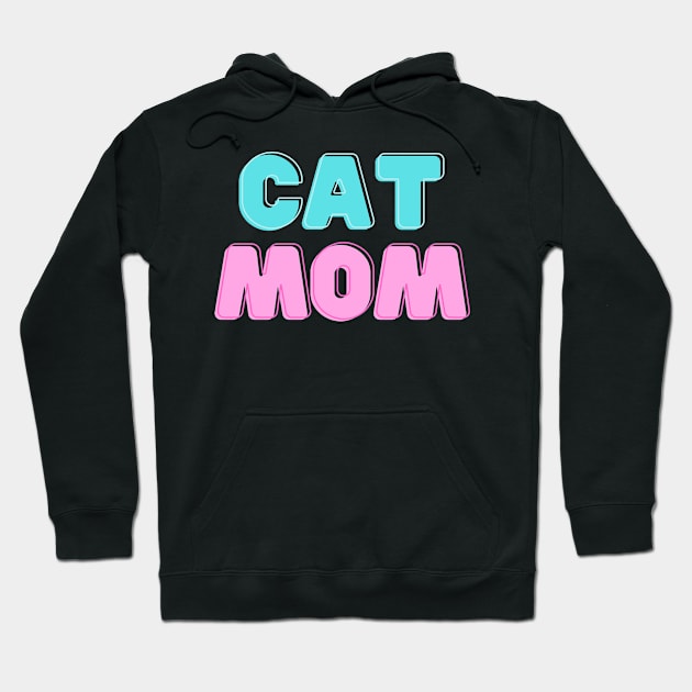 cat mom Hoodie by thedesignleague